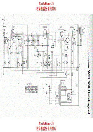 Lumophon WD360 Reichsgraf 电路原理图.pdf