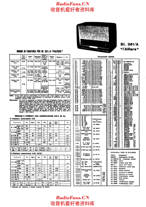 Philips BI361A Alfiere componenti 电路原理图.pdf