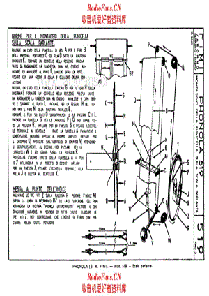 Phonola 519 tuning cord 电路原理图.pdf