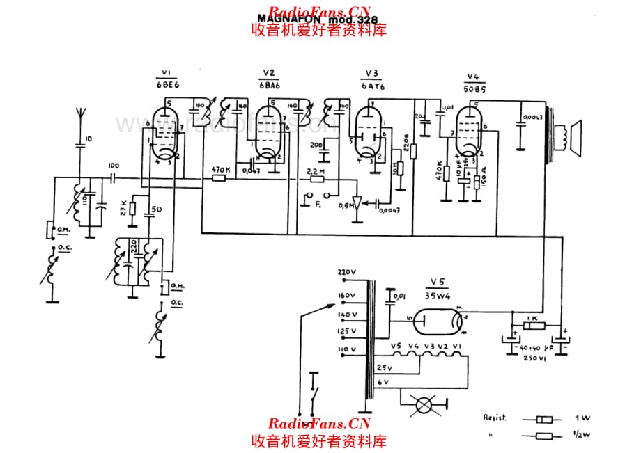 Magnafon 328 电路原理图.pdf_第1页