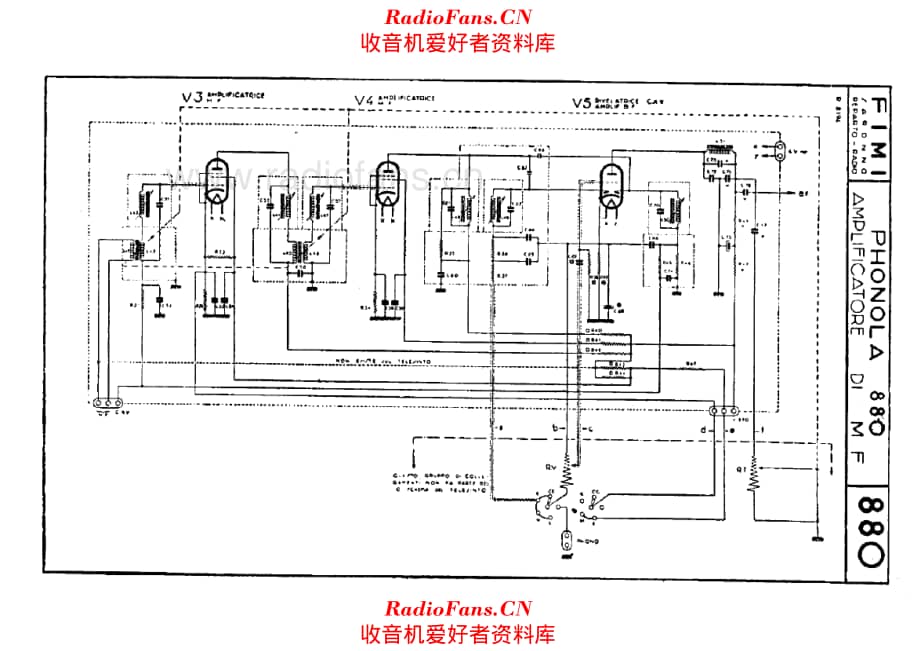 Phonola 880 IF amplifier unit 电路原理图.pdf_第1页