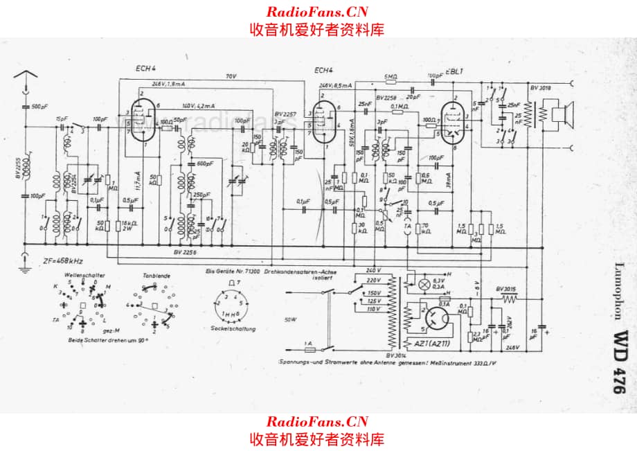 Lumophon WD476 电路原理图.pdf_第1页