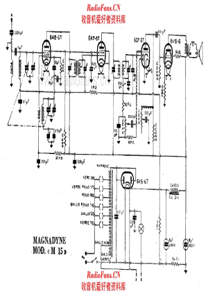 Magnadyne M15 alternate 电路原理图.pdf