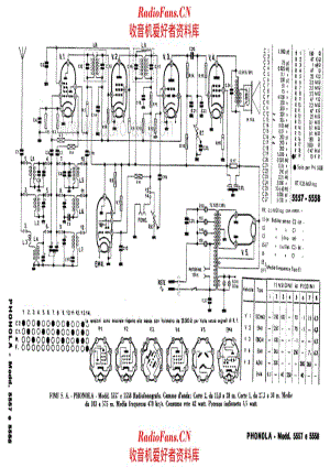 Phonola 5557 5558 电路原理图.pdf