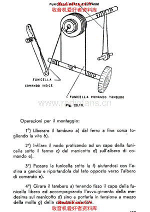 Radiomarelli 9U65 Tuning cord 电路原理图.pdf