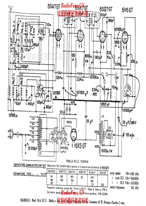 Radiomarelli 10A151U 电路原理图.pdf