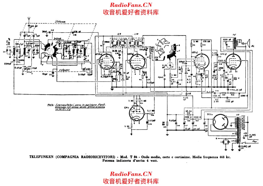 Telefunken T84 电路原理图.pdf_第1页
