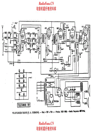 Siemens Telefunken 787 791 alternate bis 电路原理图.pdf