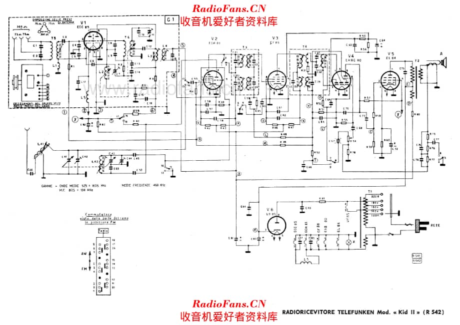 Telefunken Kid II R542 电路原理图.pdf_第1页