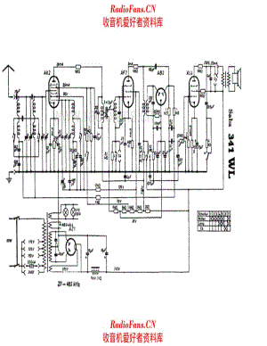 SABA 341WL 电路原理图.pdf