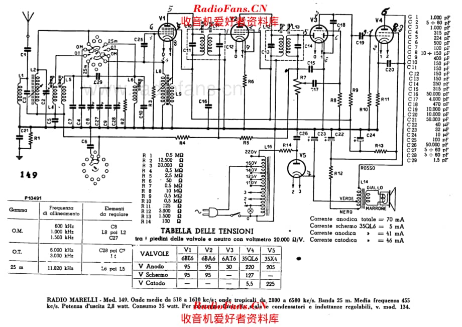 Radiomarelli 149 电路原理图.pdf_第1页