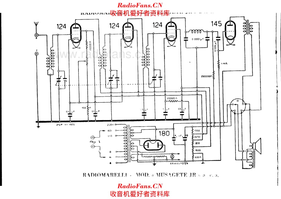 Radiomarelli Musagete-JR-CA 电路原理图.pdf_第1页