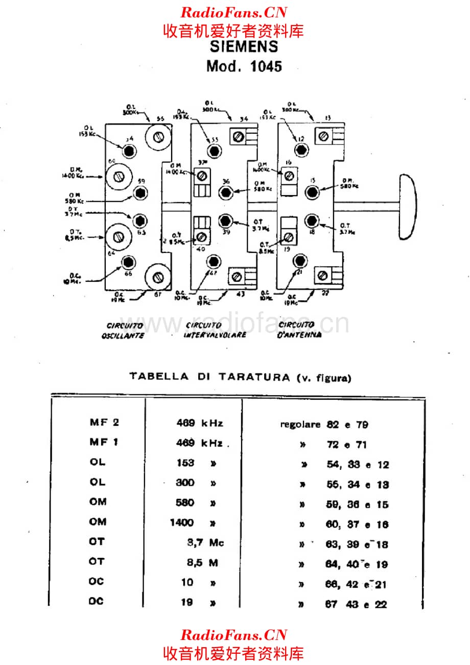 Siemens Telefunken 1045 alignment 电路原理图.pdf_第1页