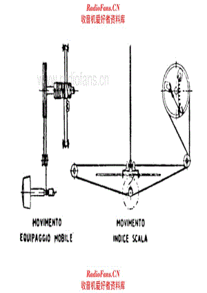 Radiomarelli 126 Tuning cord 电路原理图.pdf