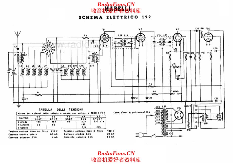Radiomarelli 122 Alternate 电路原理图.pdf_第1页