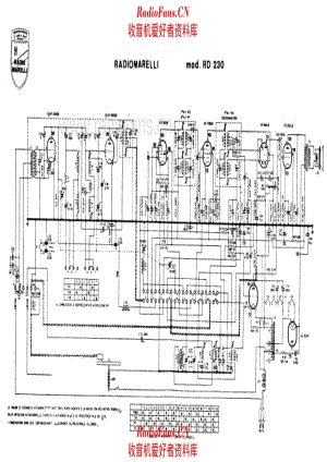 Radiomarelli RD230_2 电路原理图.pdf