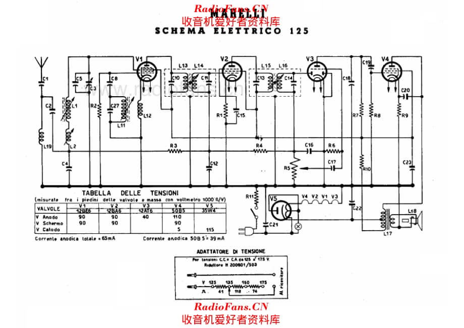 Radiomarelli 125 电路原理图.pdf_第1页