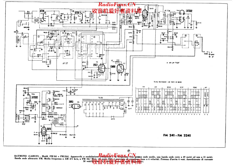 Raymond FM241 FM2241 电路原理图.pdf_第1页