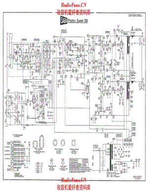 SABA 200 PhonoSuper 电路原理图.pdf