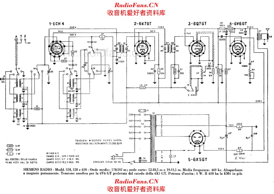 Siemens 530 538C 630 电路原理图.pdf_第1页