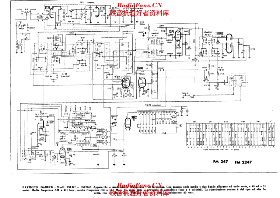 Raymond FM247 FM2247 电路原理图.pdf_第1页