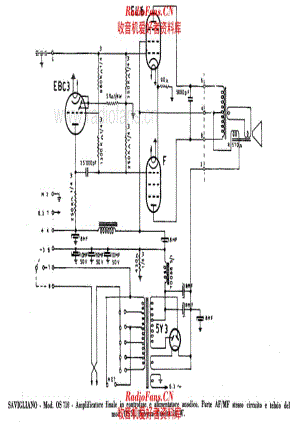 Savigliano OS710 Audio amplifier and Powe Supply units 电路原理图.pdf