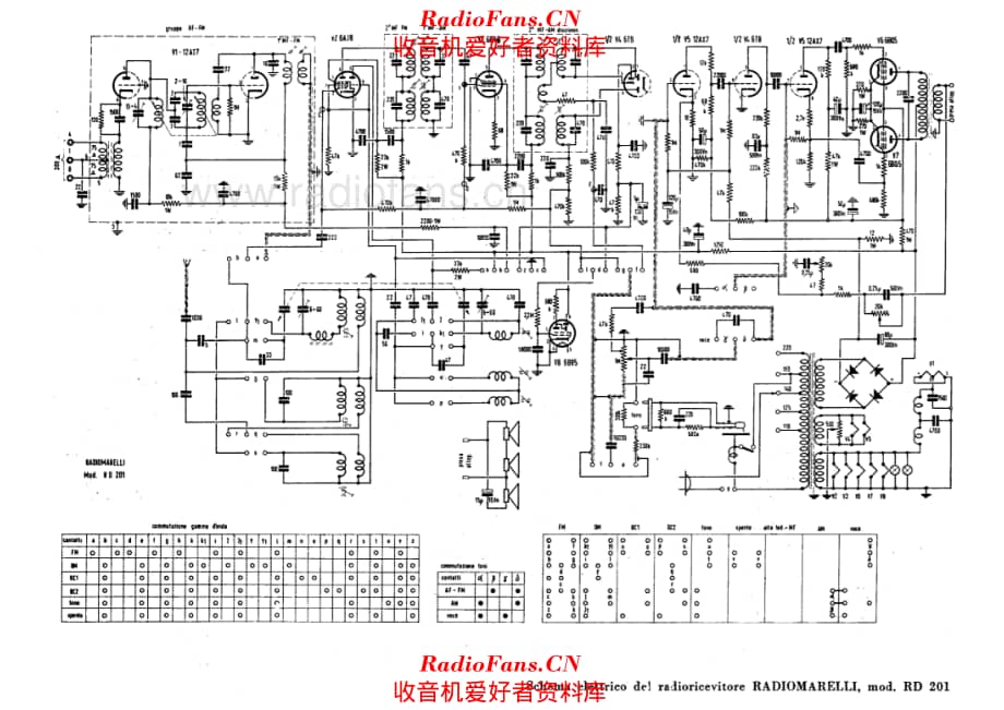 Radiomarelli RD201 电路原理图.pdf_第1页