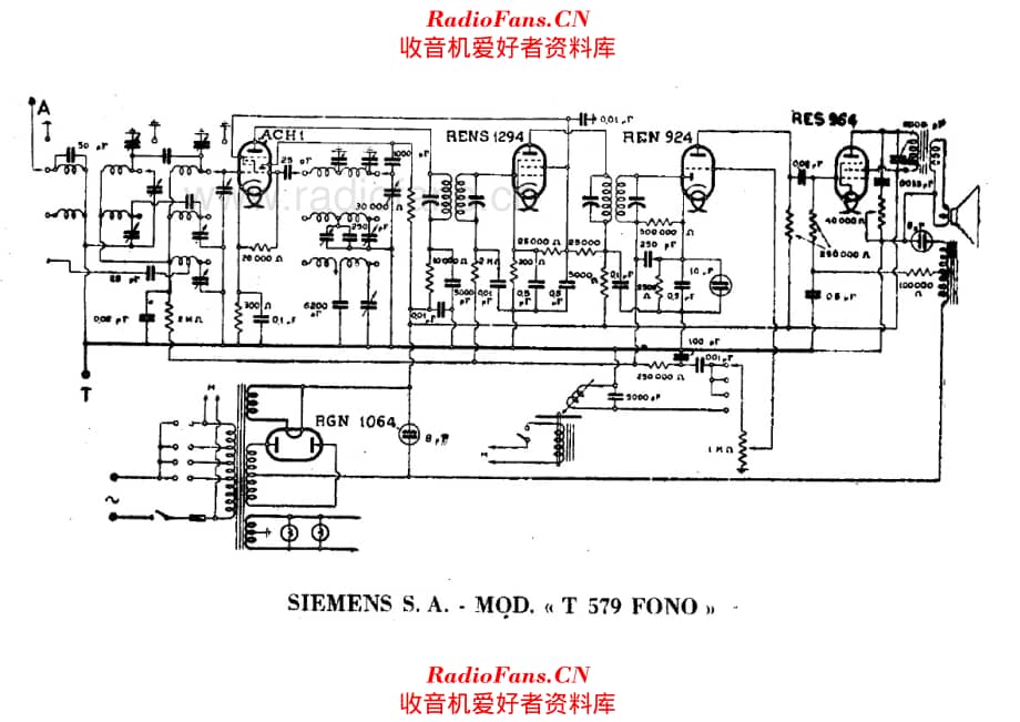 Siemens T579 Fono 电路原理图.pdf_第1页