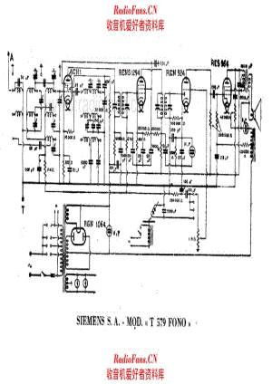 Siemens T579 Fono 电路原理图.pdf
