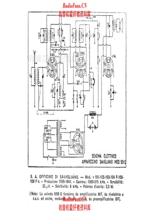 Savigliano 101 102 103 104F 108 109F 电路原理图.pdf