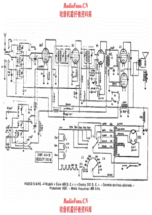Siare 466 DC - Crosley 212 DC 电路原理图.pdf