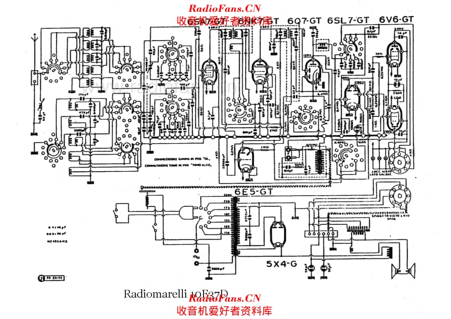 Radiomarelli 10F37D 电路原理图.pdf_第1页