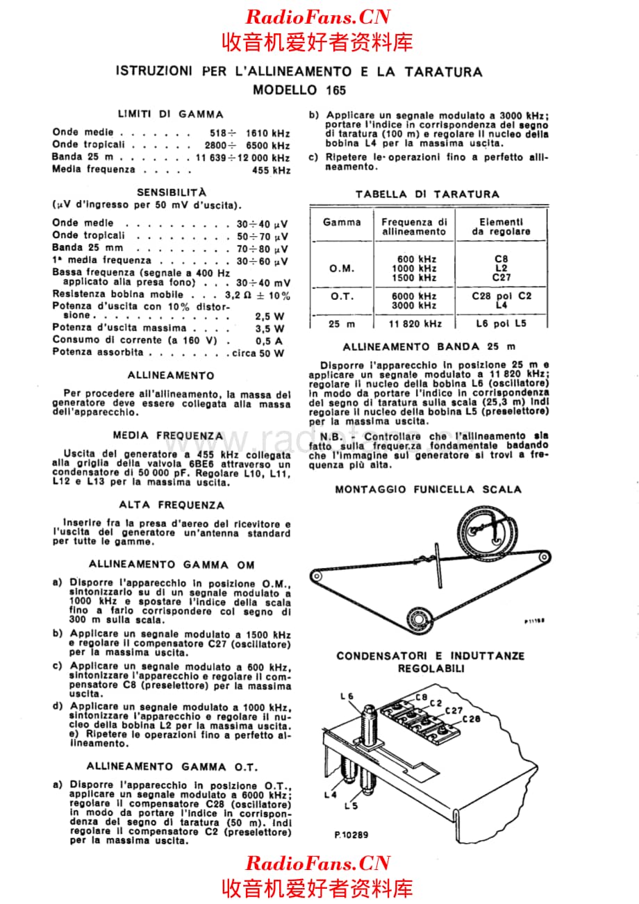 Radiomarelli 165 alignment 电路原理图.pdf_第1页
