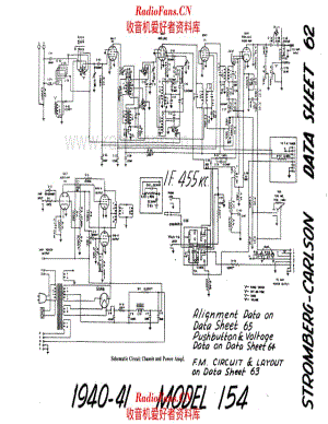 Stromberg Carlson 154 service manual 电路原理图.pdf