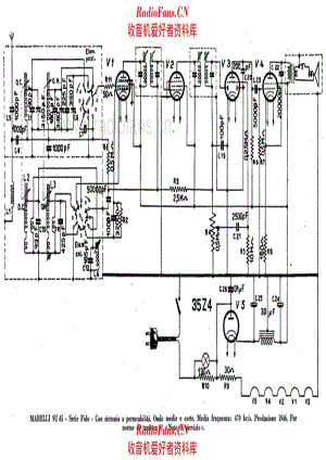 Radiomarelli 9U65 alternate 电路原理图.pdf