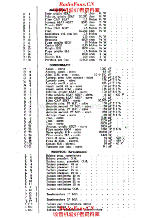 Radiomarelli 118B components 电路原理图.pdf