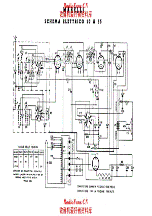 Radiomarelli 10A55 alternate 电路原理图.pdf
