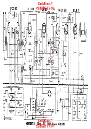 Siemens RF7128 Fono AM-FM 电路原理图.pdf