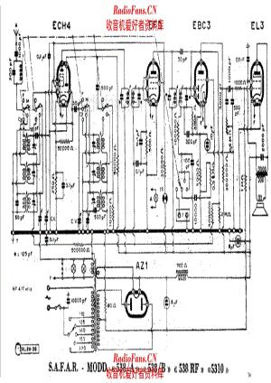 SAFAR 538A 538B 538RF 5310 alternate 电路原理图.pdf