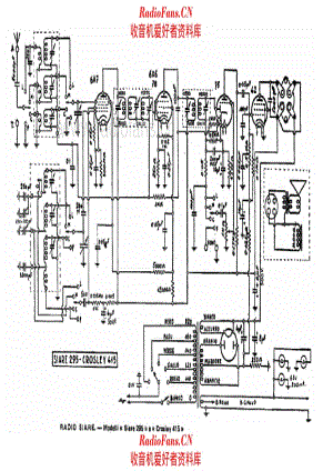 Siare 295 - Crosley 415 电路原理图.pdf