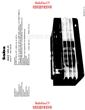 Saba 442WLK specs 电路原理图.pdf