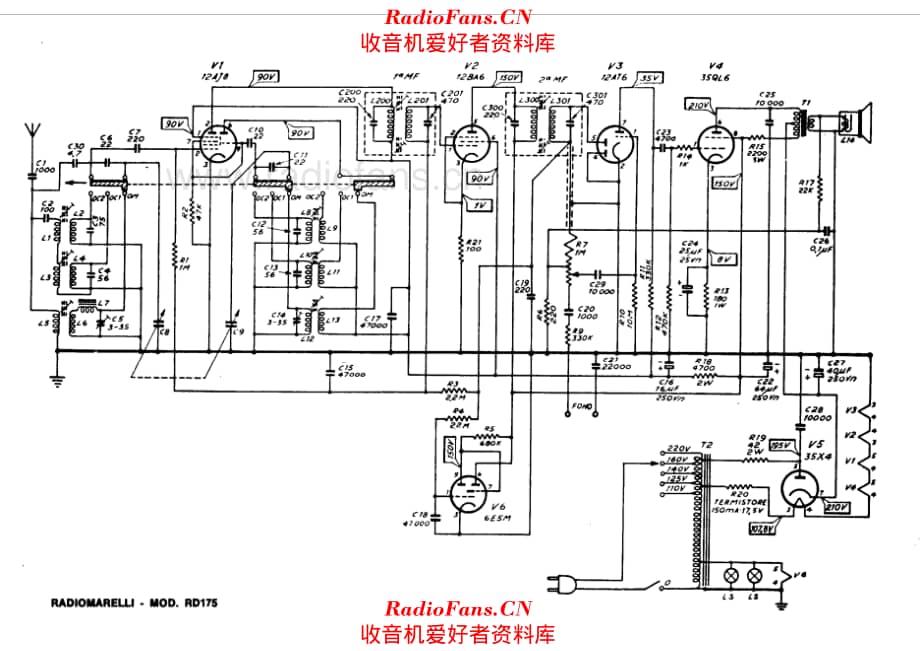 Radiomarelli RD175 电路原理图.pdf_第1页