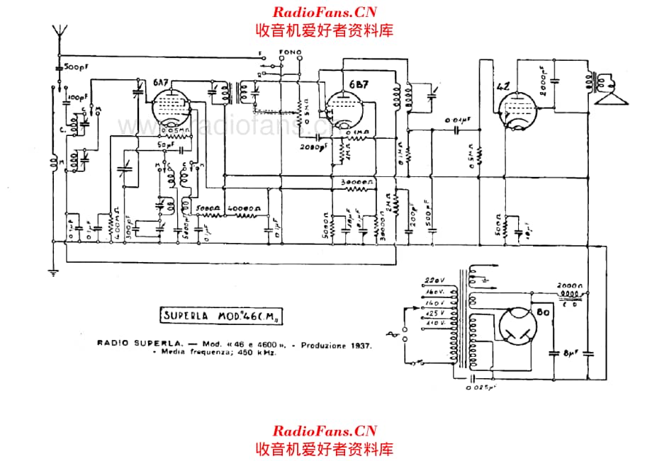 Radio Superla 46CM 4600 电路原理图.pdf_第1页