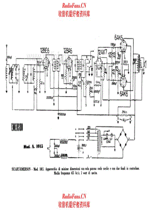 Sicart Emerson A1015 电路原理图.pdf