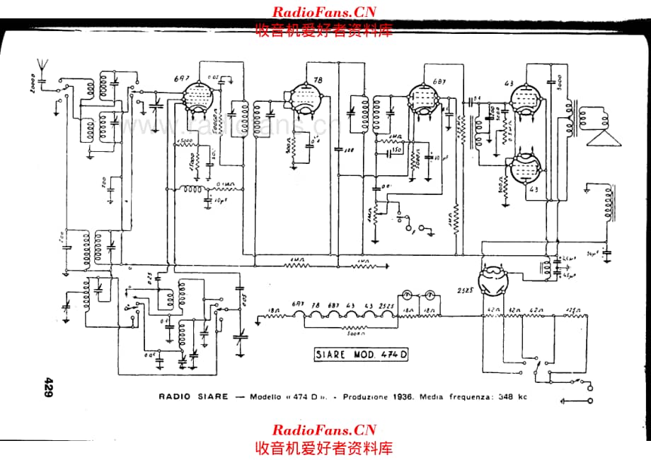 Siare Crosley S-474D 电路原理图.pdf_第1页