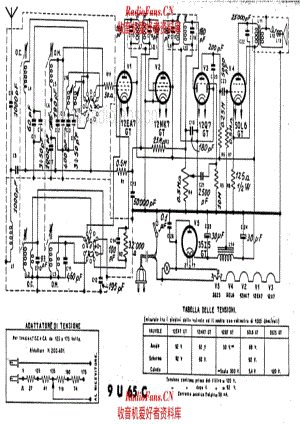 Radiomarelli 9U65C alternate 电路原理图.pdf