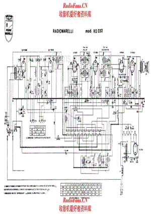 Radiomarelli RD232 电路原理图.pdf