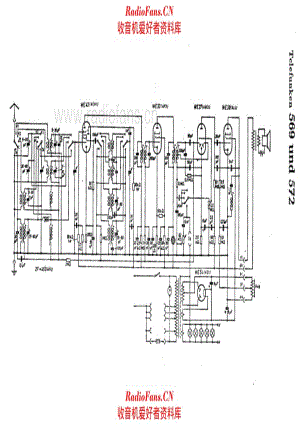 Siemens Telefunken 569 572 电路原理图.pdf