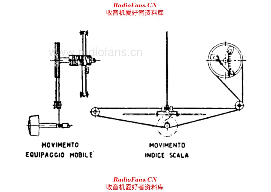 Radiomarelli 121M Tuning cord 电路原理图.pdf_第1页