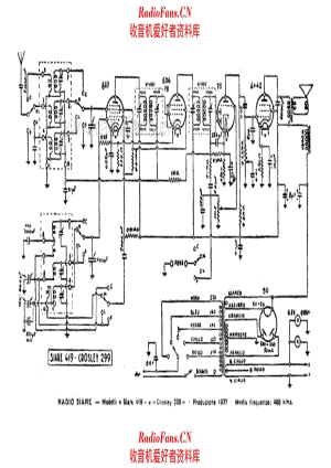 Siare 419 Crosley 299 电路原理图.pdf